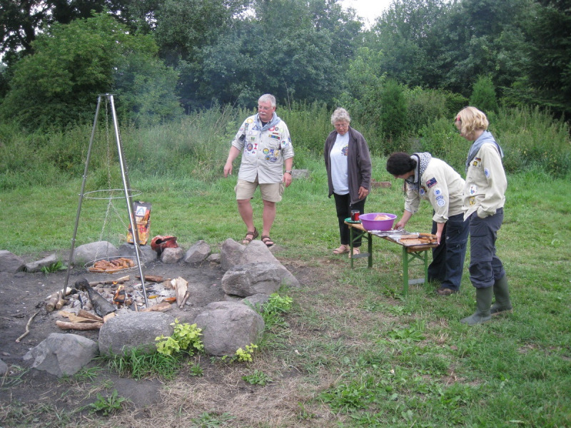 Abschlussgrillen - Lagerleitung unter sich