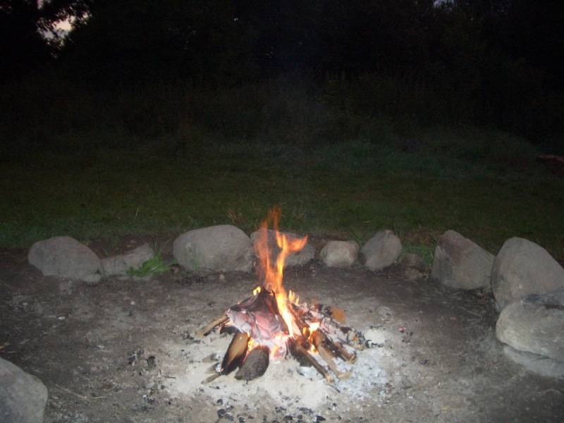 Abschluss am Lagerfeuer