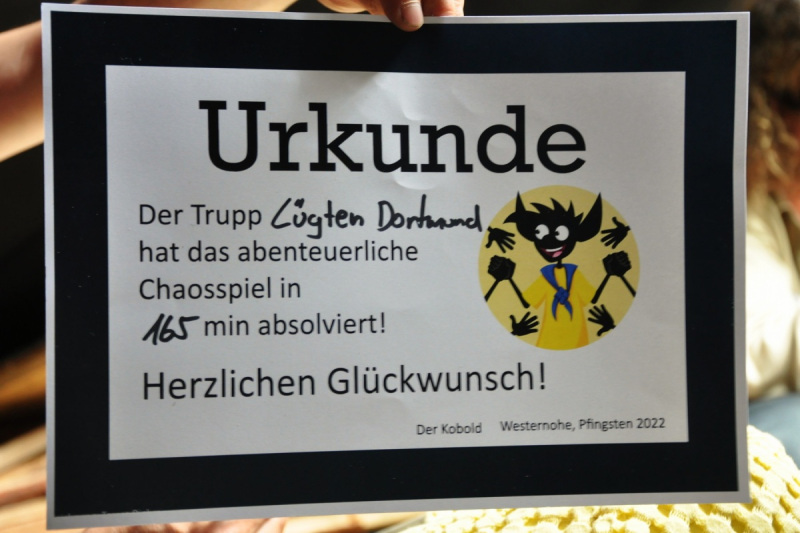 Chaosspiel der Jungpfadfinderstufe