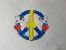 Mandala Solidarität mit der Ukraine