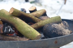 Kartoffeln im Feuer