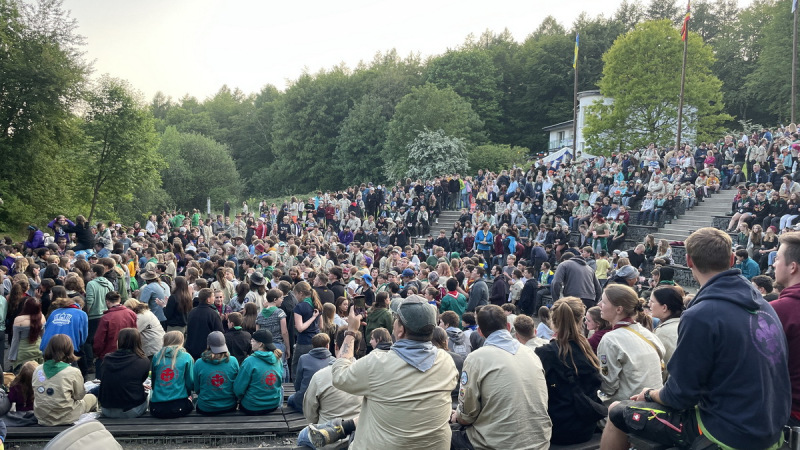 Karaoke der Pfadistufe in der Arena