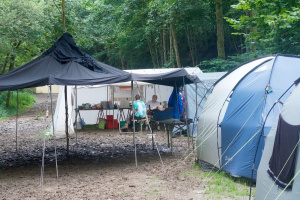 Ein Blick zum KÜchenzelt